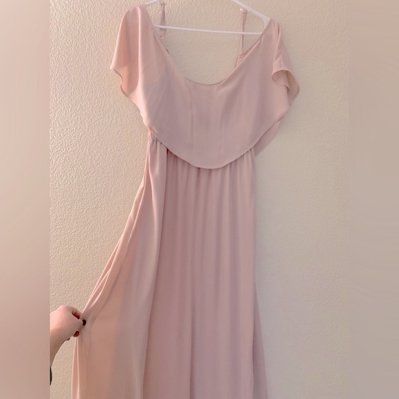 Show Me You MuMu Caitlin Dress in Dusty Pink - Picture 2 of 4